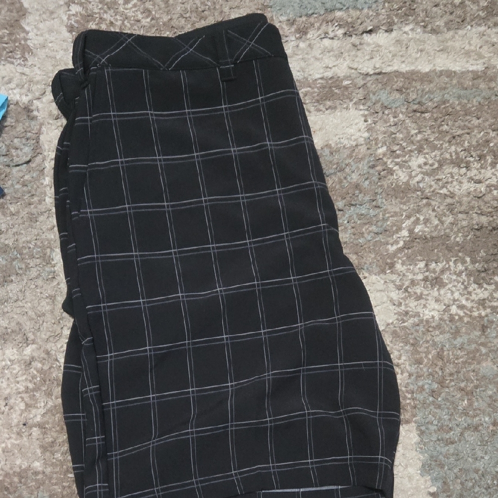 Reebok Black and White Golf Pants